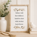 14" x 19" Reversible Wood Frame Sign - Mom Quotes/Forever | Multicolor | Mother's Day Collection