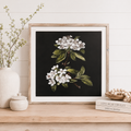 25" Reversible Wood Frame Sign - Flower/Landscape | Multicolor