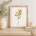 16" x 19" Reversible Wood Frame Sign - Pinetree/Leaves | Multicolor
