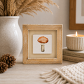 5" Reversible Wood Frame Sign - Antler/Mushroom