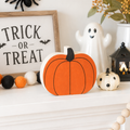 6" Chunky Wood Shape - Pumpkin
