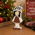 6" Chunky Wood Shape - Girl Elf