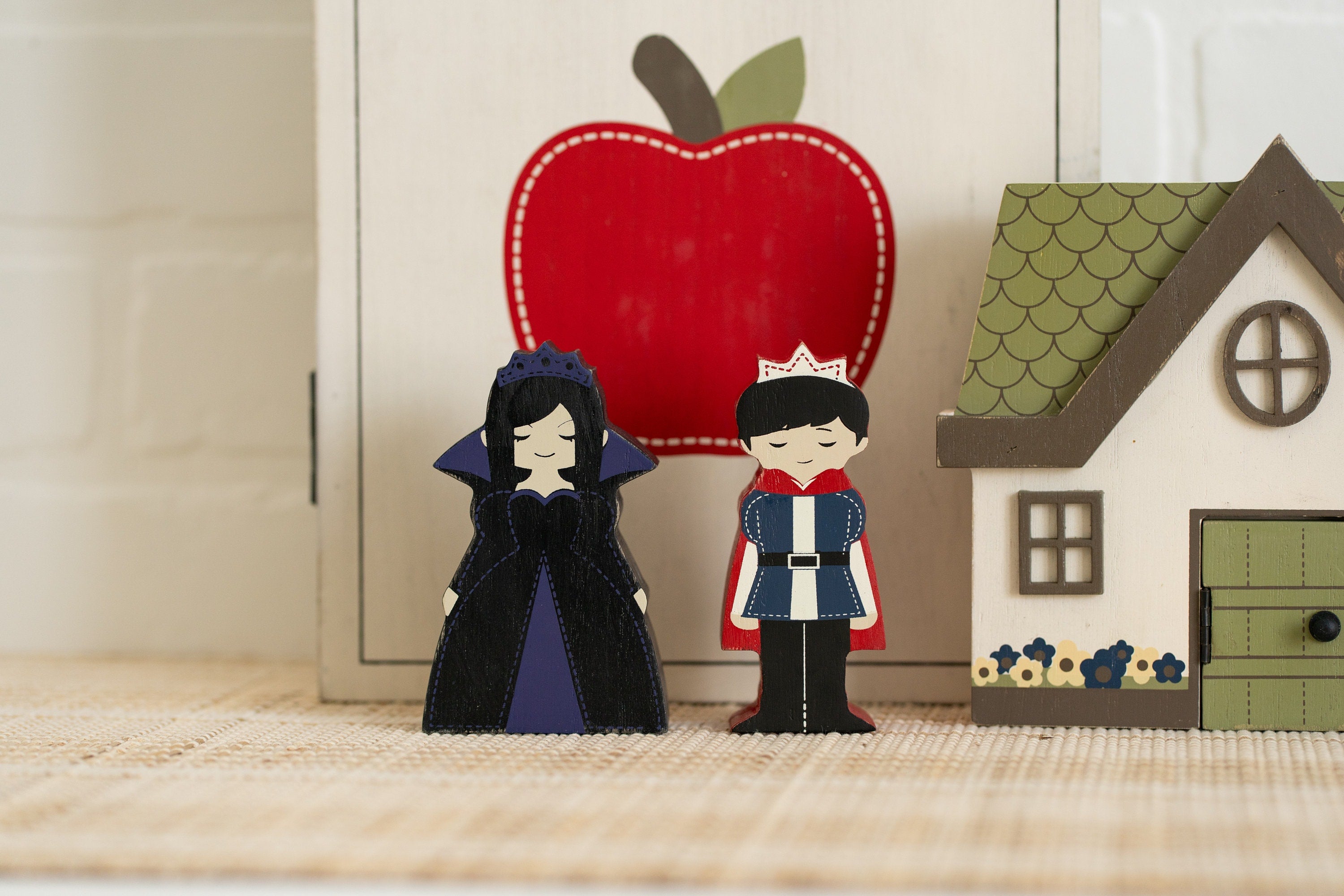 Wood Storybook Set — Snow White | Woodland Story Books Collection (Set of 12)