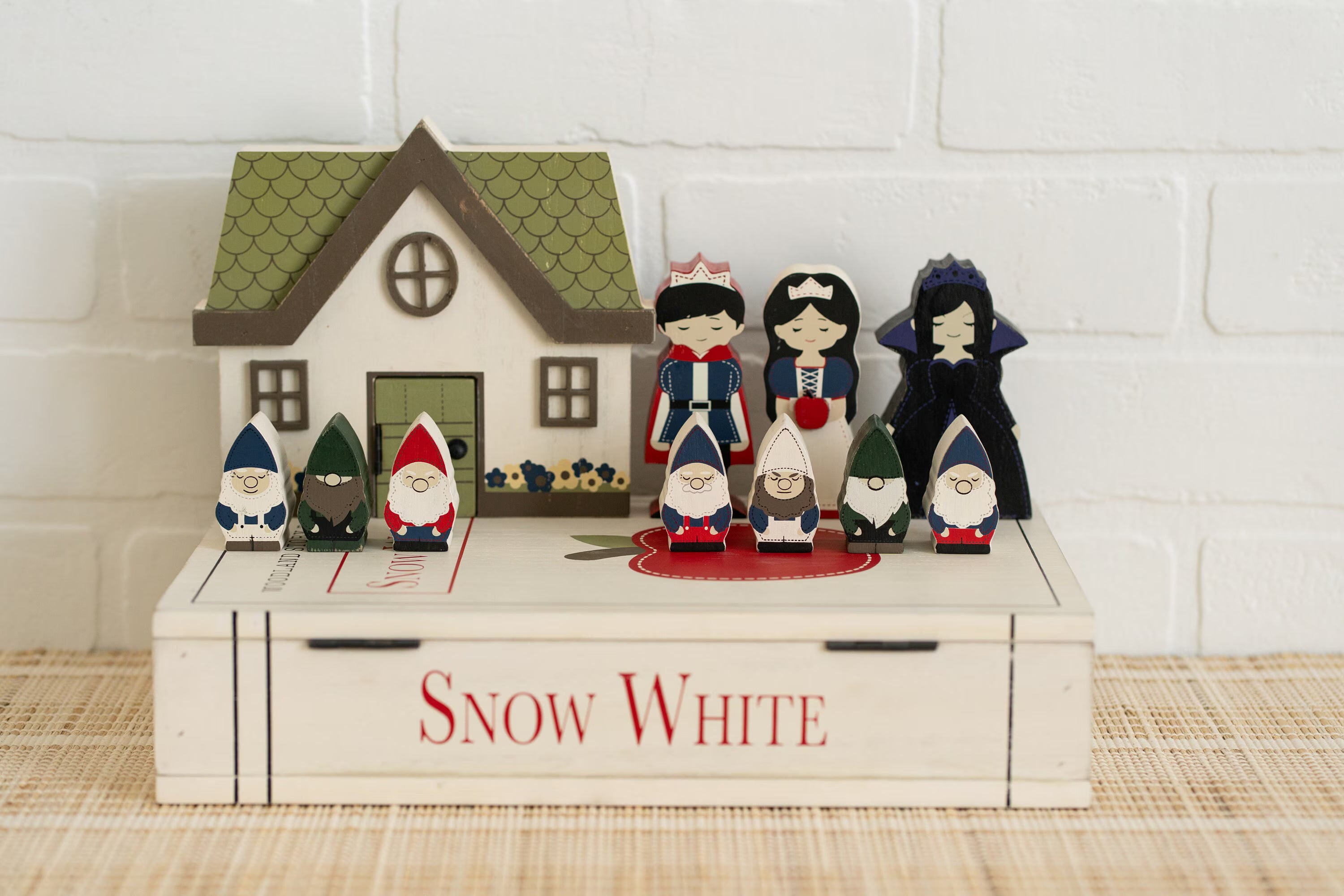Wood Storybook Set — Snow White | Woodland Story Books Collection (Set of 12)