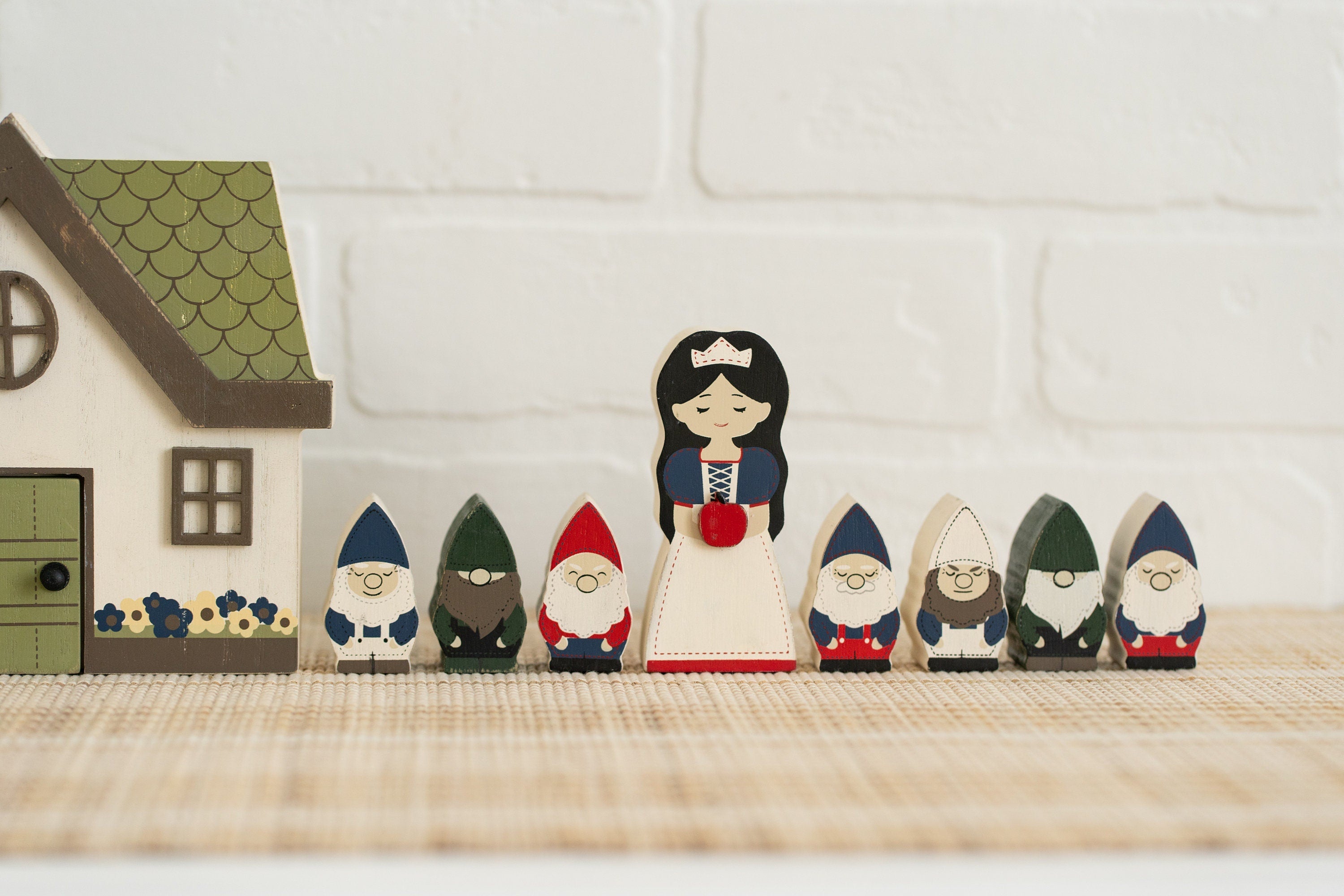 Wood Storybook Set — Snow White | Woodland Story Books Collection (Set of 12)
