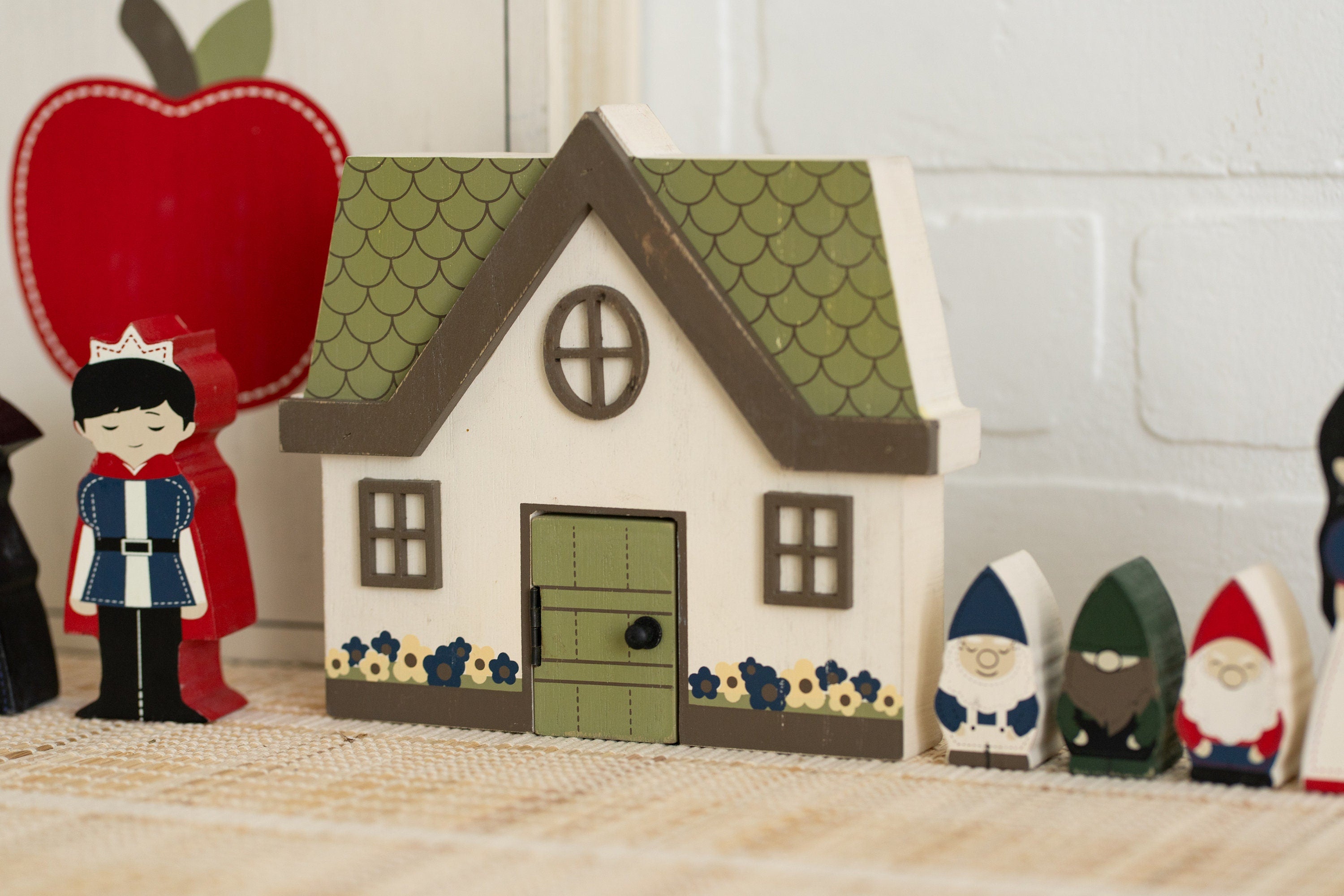 Wood Storybook Set — Snow White | Woodland Story Books Collection (Set of 12)